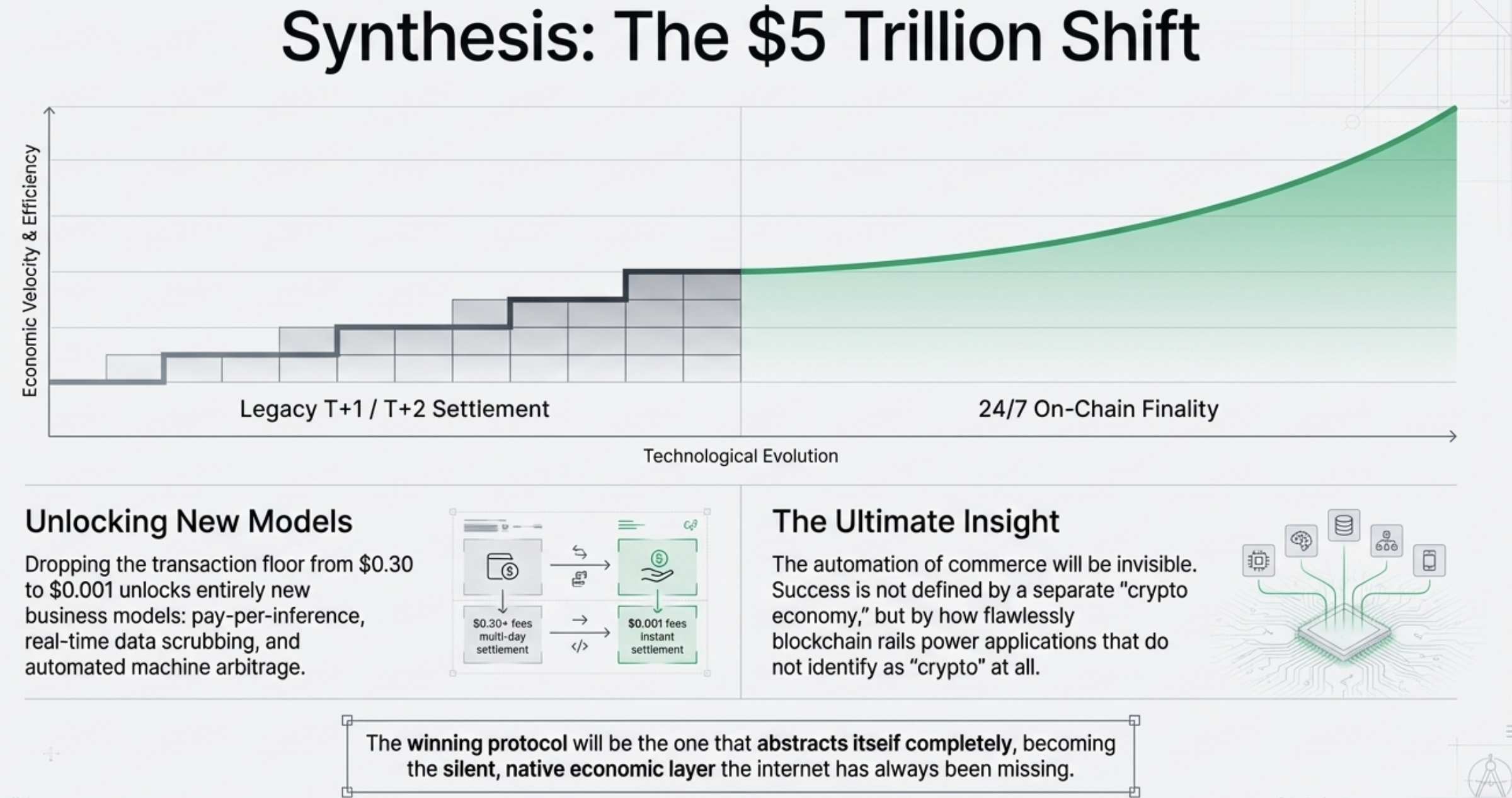 Synthesis: the five trillion dollar shift from legacy settlement to on-chain finality